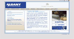 Desktop Screenshot of albanyitalia.com